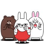 動く 擦れうさぎ & BROWN & FRIENDS