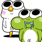 ぽっちゃりカエルとむっちりトリ