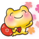 気持ちお届け＊金色ふくふくカエル