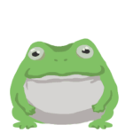 ぷっくりふくカエル