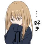 パーカーの女の子