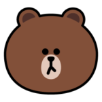 飛び出す！ブラウン絵文字