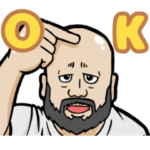 髭ミルクのオリジナルスタンプ