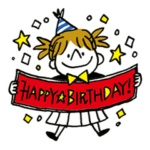 お誕生日お祝い！スタンプ