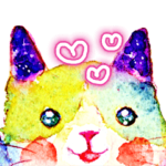 楽しく動く♪絵本のような動物スタンプ