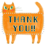 絵本のような♡ねこのメッセージスタンプ