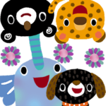 絵本みたいなどうぶついろいろスタンプ2