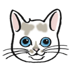 「ほんやのねこ」こはるのスタンプ