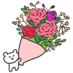 花いっぱいの中ぐま2