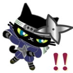 動く・黒猫忍者