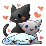 黒猫とか白猫とかペルシャ猫とか色々