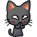 プチ猫その1 （黒）