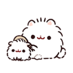 もちはポメラニアン 動くスタンプ