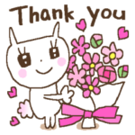 感謝いっぱい♥うさきゅん