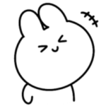 シュールなミニうさぎ