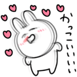 シュールなミニうさぎ