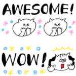 ねこみずの省スペース英語スタンプ