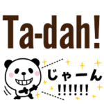 ころころパンダ♡英語と日本語