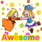 小さなバイキングビッケ　英語版スタンプ