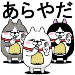 動く 三匹の擦れねこ6