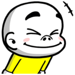 スキンヘッドの小僧（LINEスタンプの日）