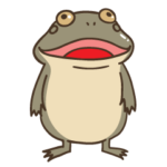 カエルスタンプ：バジェットガエル