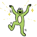 かえるのカルパススタンプ