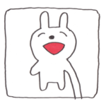 ほほえましいスタンプ