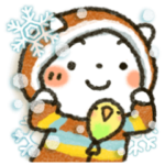 冬にやさしいスタンプ