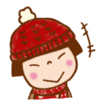 冬のことちゃん　BIGスタンプ