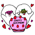 ましゅまろ犬ペロペロ&パンちゃん