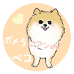 ポメラニアンのペコ