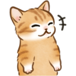 LINEスタンプの日☆猫たちのスタンプ
