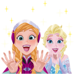 アナと雪の女王 ポップアップスタンプ