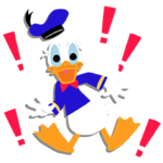 ドナルドダック ポップアップスタンプ