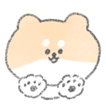 「こんにちは、いぬです」飛び出すスタンプ