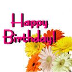 動く！誕生日に花を♪