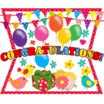 飛び出す♪使える誕生日&お祝いスタンプ