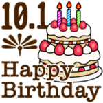 動く☆10月1日〜16日のお誕生日お祝い