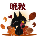 黒ねこの晩秋便り