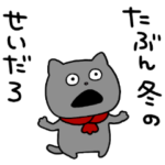 わるめのねこ 冬