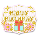 動く！誕生日～大人エレガント～