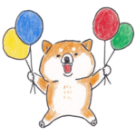 手書きイラスト柴犬｜いぬのきもち