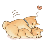 可愛い柴犬の日常スタンプ3