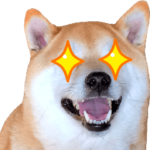 動く！柴犬の写真スタンプ5