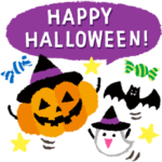 ハロウィンかぼちゃで挨拶
