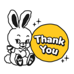 HONESTBOY「ウサギ」スタンプ