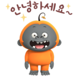 「Woodangtang」の善良ステッカー（国文)