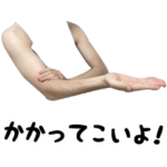 毛深い手足 キモかわいい 動くアニメ写真