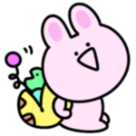 シュールなミニうさぎ